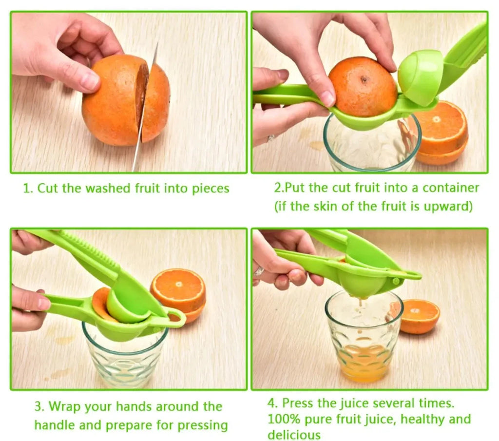 Manual Lemon Clip Creative Kitchen Gadgets Colorful Manual Lemon Juicer Not Easy To Deform Mini Home Portable Lemon Clip