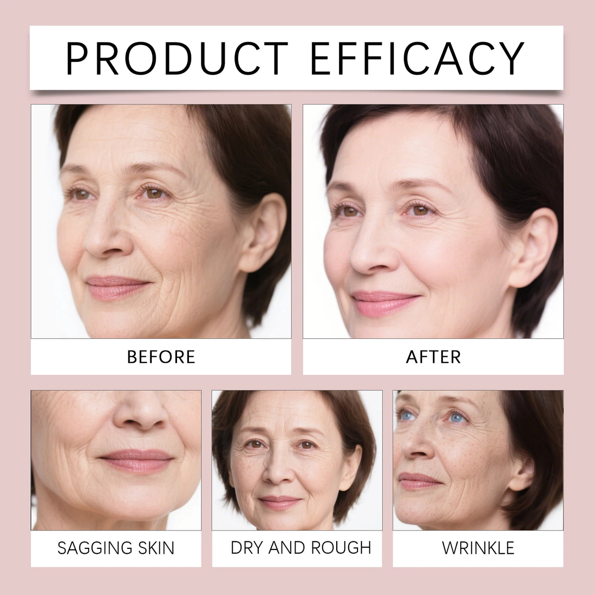 PDRN Pink Collagen Volume Multi Balm 5% Volufiline Moisturizing Stick Firming Face & Body Balm For Under Eyes, Lips, Neck