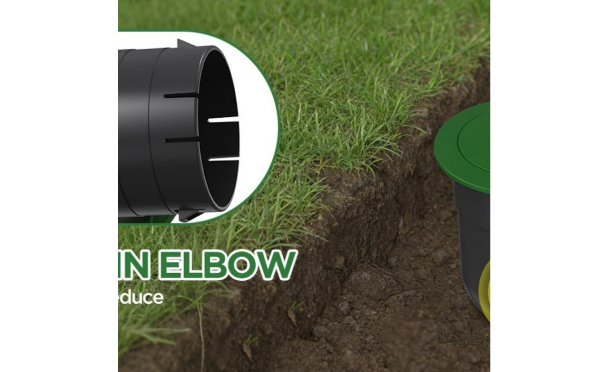 Lift-up Drain Pipe Fitting Socket-Design Opening Lift-up Drain Elbow Plumbing Part Plastic Water Release