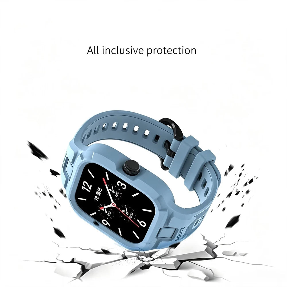 Silicone Case+Strap for Redmi Watch 4 5 6 Band Accessories Sports Integrated Bracelet Correa+Cover for Redmi Watch 6/5/4