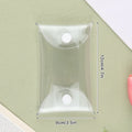 Mini Anime Doll Display Bag Transparent Coin Purse Keychain Pendant Square Pouch Organizer Key Lipstick Earphone Storage Bag