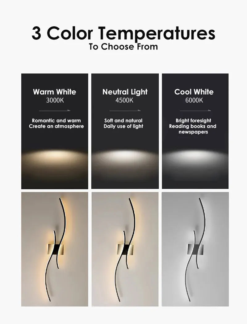 Modern LED Wall Light Fixtures for Corridor Aisle Hardwired Indoor LED Wall Lamps Sconce for Bedroom Kitchen Interior Lighting