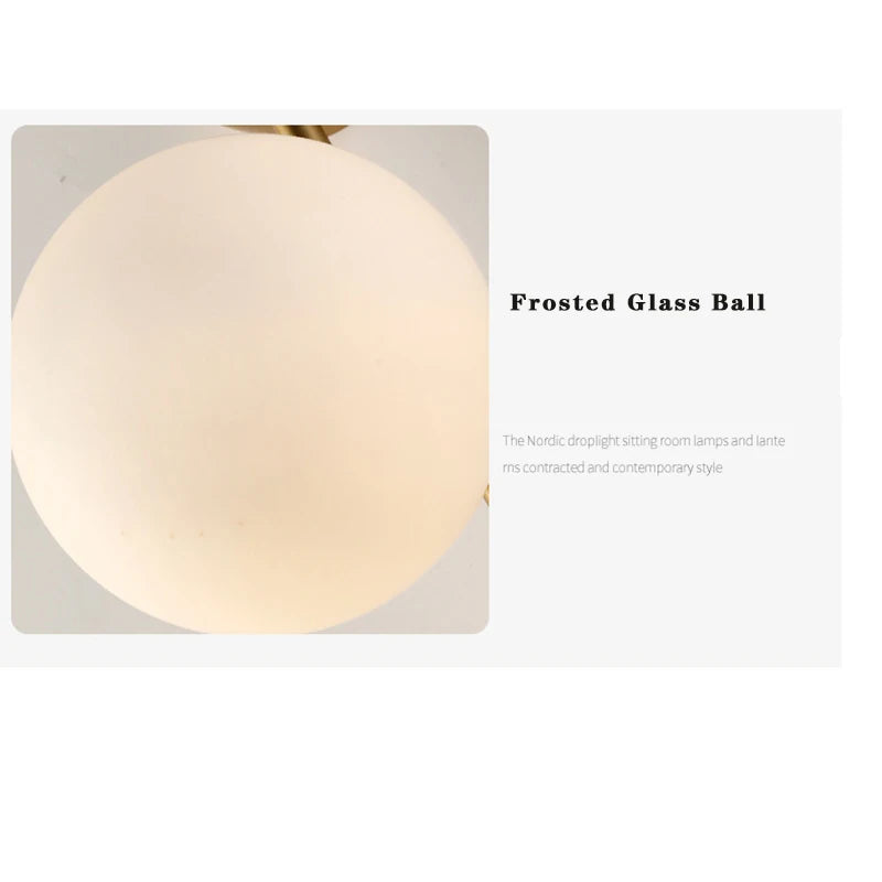 Modern LED Wall Lamps Black Gold Glass Ball Wall Sconces Living Rom Bedroom Hotel Decor Wall Lights Bedside Lights Aisle Lamp G9