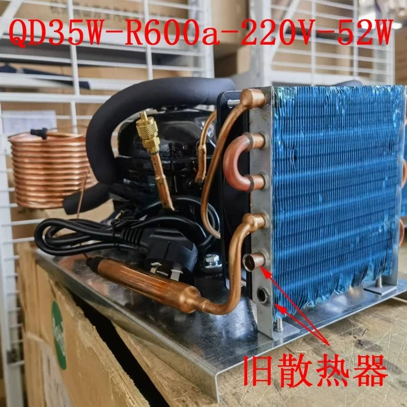 For QD35W small chiller set, 220VR600A circulating water chiller, startup refrigeration, environmentally friendly gas cooler