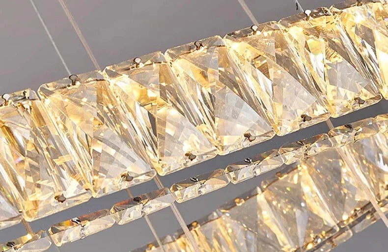 Home Decoration Pendant Lights Luxury Crystal Living Room Chandelier Dining Room Pendant Lamp, Ceiling Light, Indoor Lighting