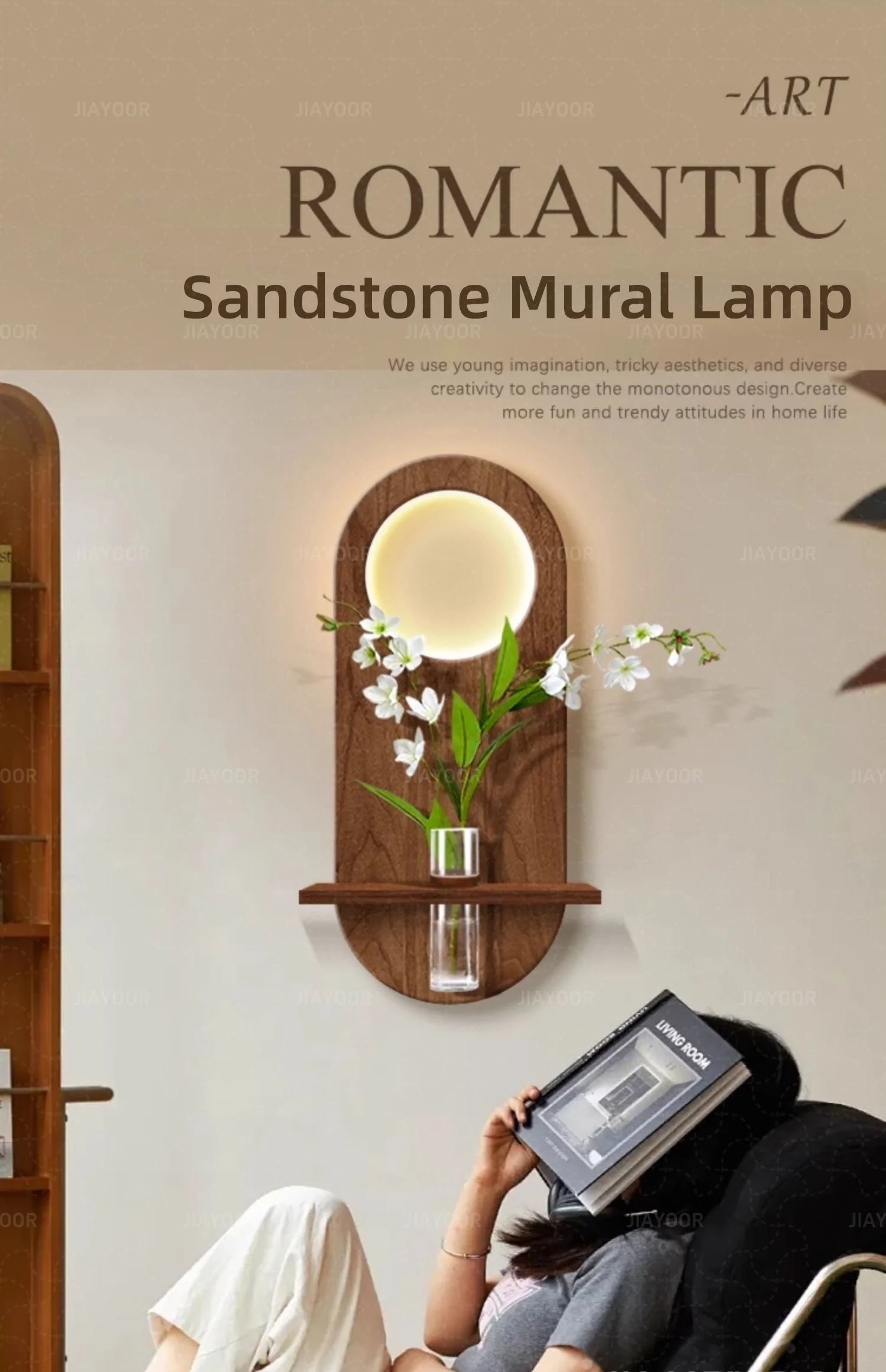 Modern Light Luxury Entrance Hall Decoration Painting Facing The Door Directly High-end Hanging Painting Corridor Mural Light