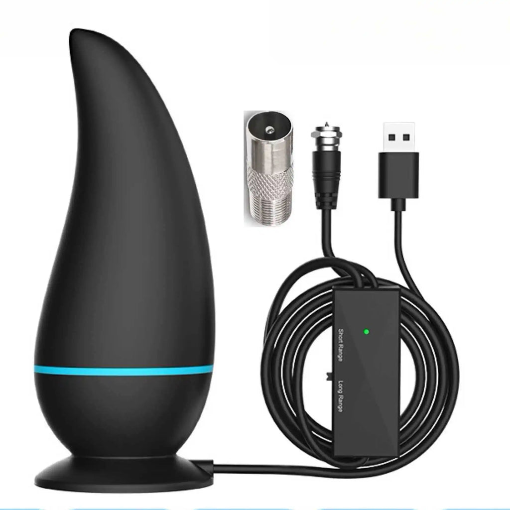 Enhanced Hdtv Television Antenna for Long-Distance Signal Reception, Digital Terrestrial Tv Antenna for Indoor and Outdoor Use, Supports 1080P High-Definition Signal