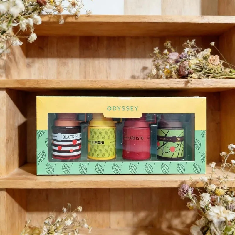 Fresh Floral Fruity Scent Eau De Parfum Set Portable Long Lasting Perfume for Women Men Daily Use Fragrance Gift Kit