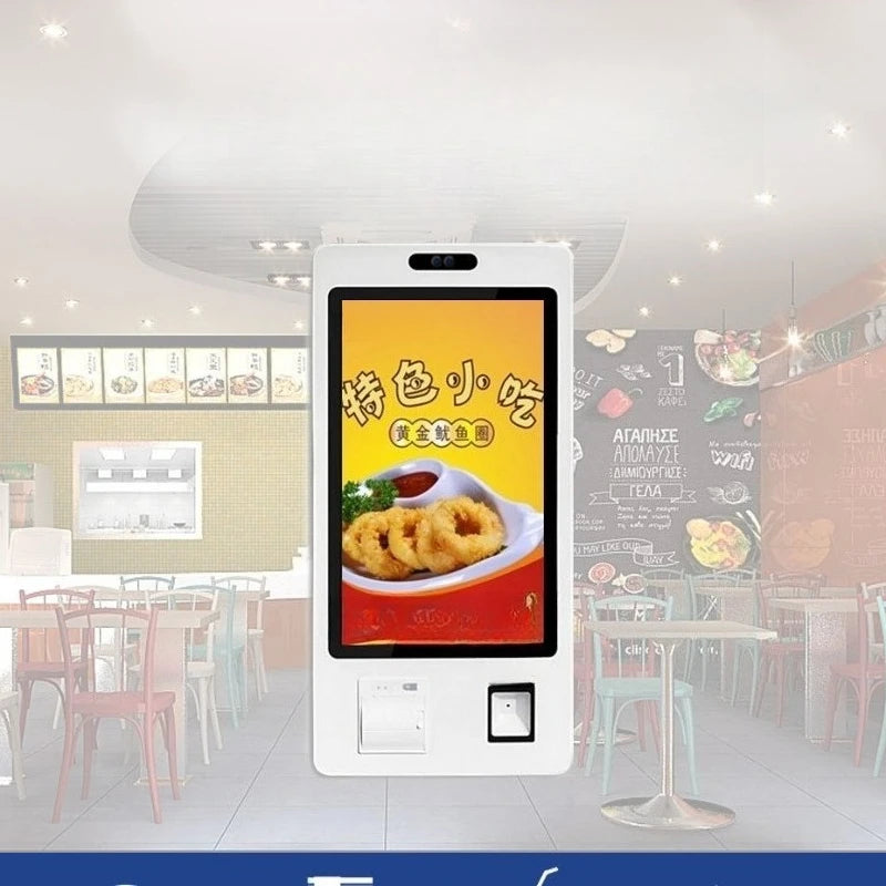 mall restaurant self-service cash register all-in-one machine receipt printing QR code payment self-service ordering machine