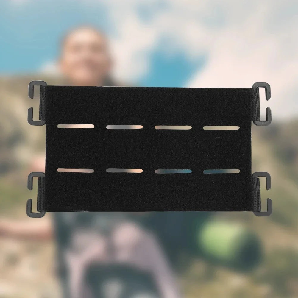 Nylon Molles Tactical Patches Board Patches Panel Display Holder for Backpack Hunting Mini Patches Board Strip