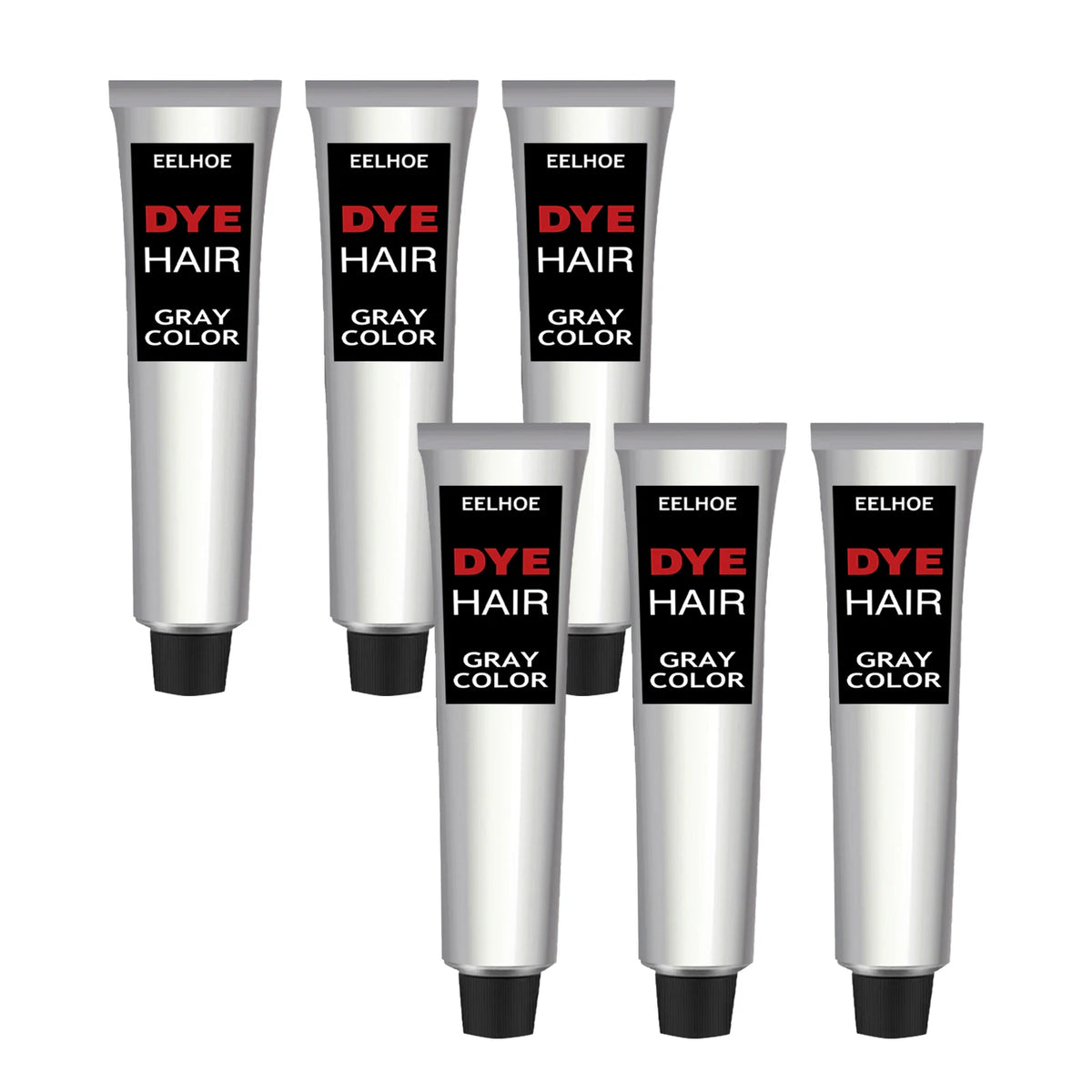 EELHOE Gray Hair Dye Cream Dye Shampoo Covering Primary Color Easy To Get Started Professional Hair Dye Cream For Women Men