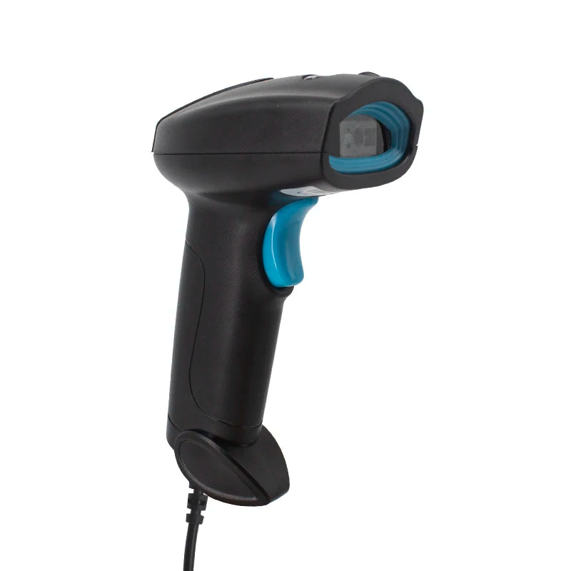 USB 2D Barcode Scanner Handheld Wired QR Code Scanner Support Screen Scan UPC Bar Code Reader for Warehouse Library