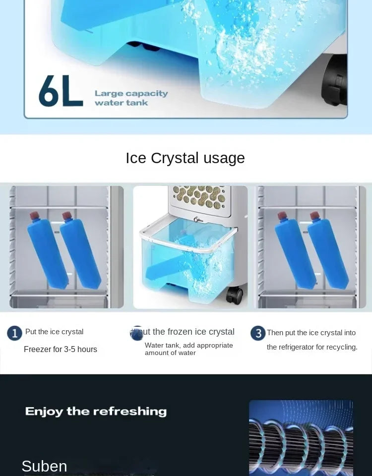 220V Portable Air Conditioner - Haier  Single Cooling Water-cooled Fan AE