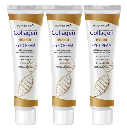 Collagen Eye Cream with Niacinamide & Hyaluronic Acid, 10X Collagen, Moisturizes & Firms for Smooth, Gentle Under-Eye Care