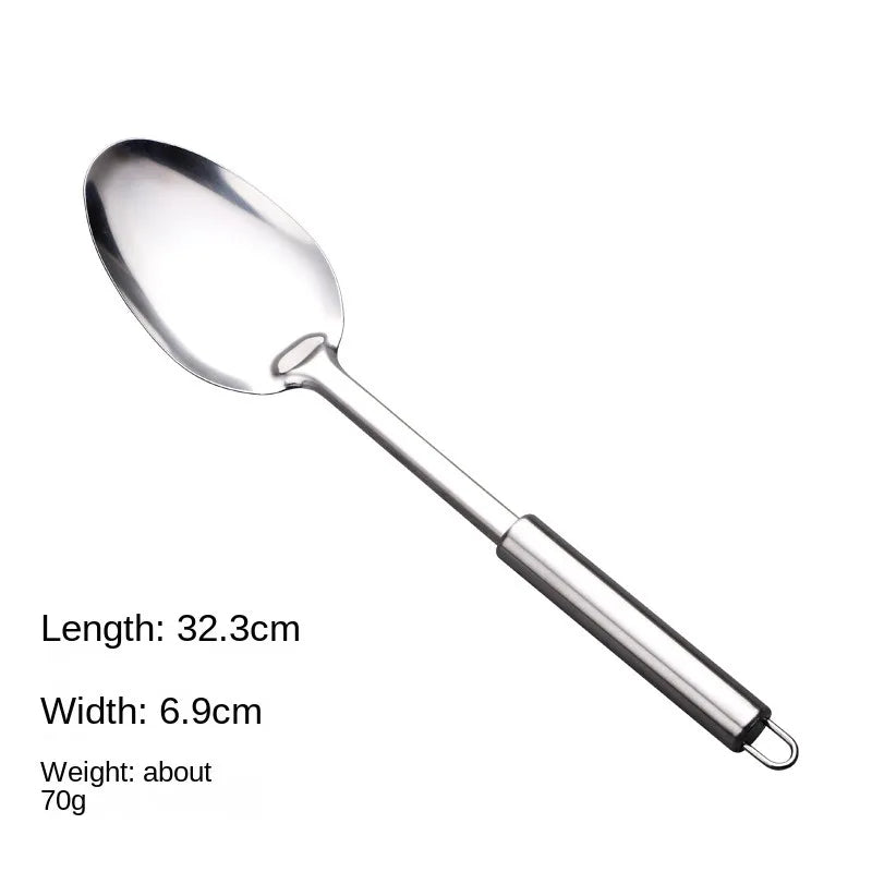 Durable Stainless Steel Wok Spatula Long Handle Kitchen Gadgets Kitchen Cooking Utensil Set Slotted Turner Cooking Tools