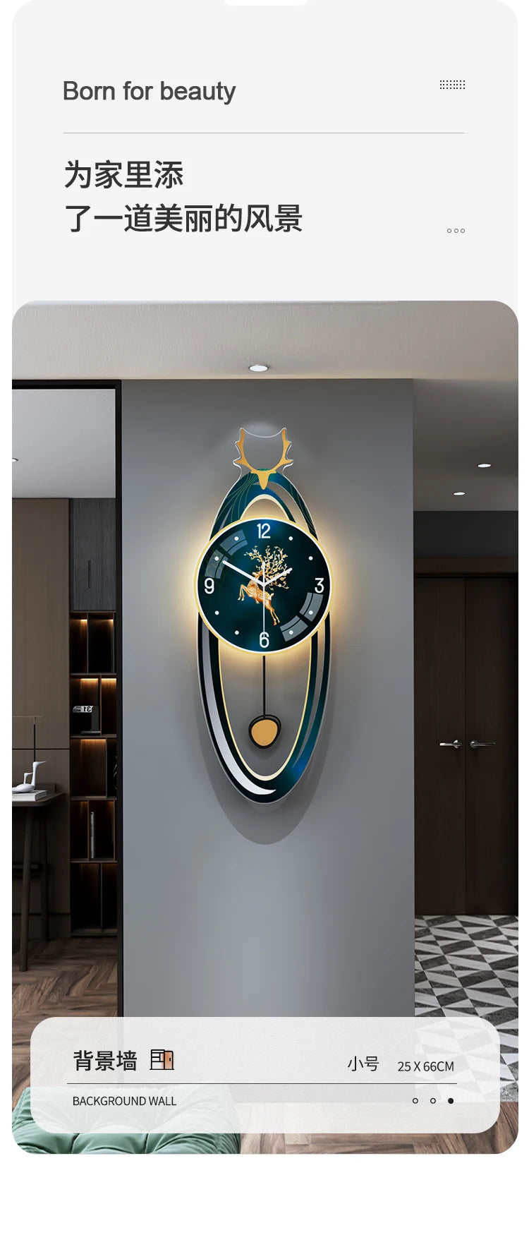 European Illuminated Clock Unique Nordic Pendulum Silent Luxury Wall Clock Aesthetic Modern Design Reloj De Pared Wall Decor
