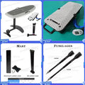 Hot-E Kids Eco-Friendly Hydrofoil Surfboard Carbon Fiber Stand-Up Jet Power Electric Propulsion Bag Repair Kit for Ocean
