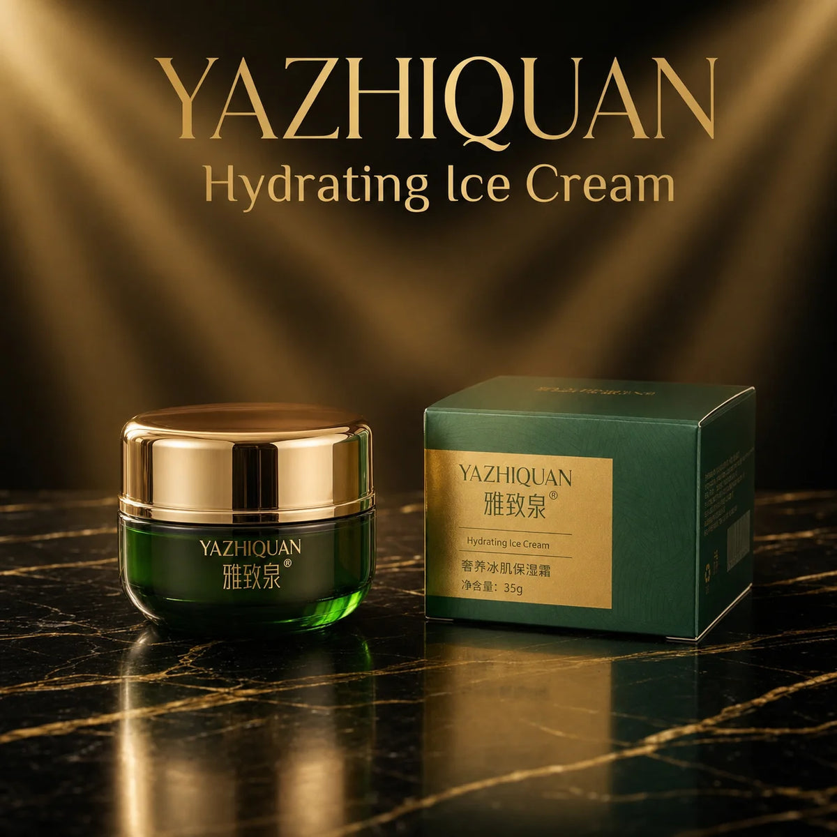 YAZHIQUAN Lactic Acid Amino Acids Moisturizer Exfoliate Renews Dull Skin Deeply Hydrate Barrier Repair Non Greasy Face Cream 35g