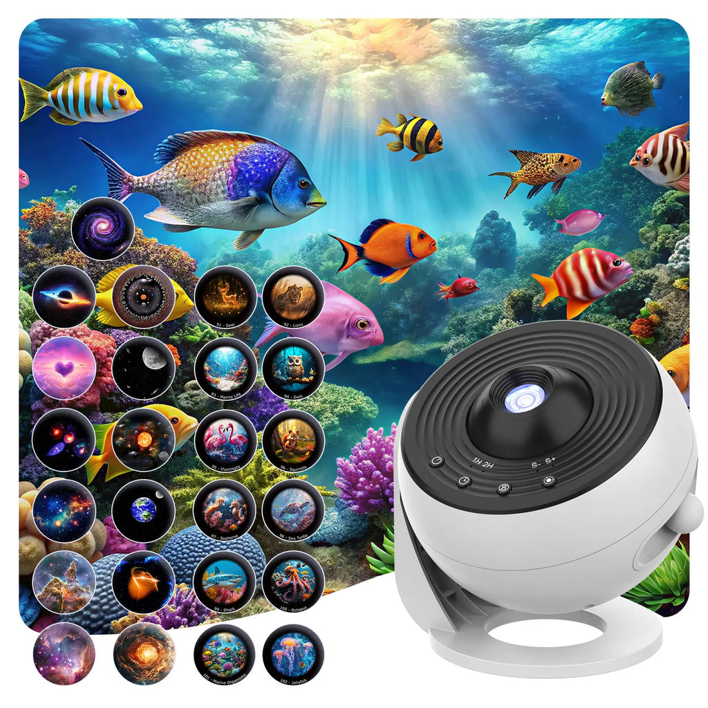 Galaxy Projector PRO Night Light 25 Projection 4K Patterns Planetarium Lamp For Kids Bedroom Valentines Day Gift Wedding