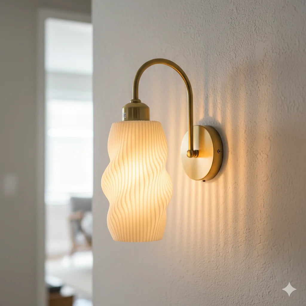 LED Wall Lamp Livingroom Bedroom Modern Simple Crative Light Fixture Home Lighting PVC lampshade Modern Sconce  Wall Lamp