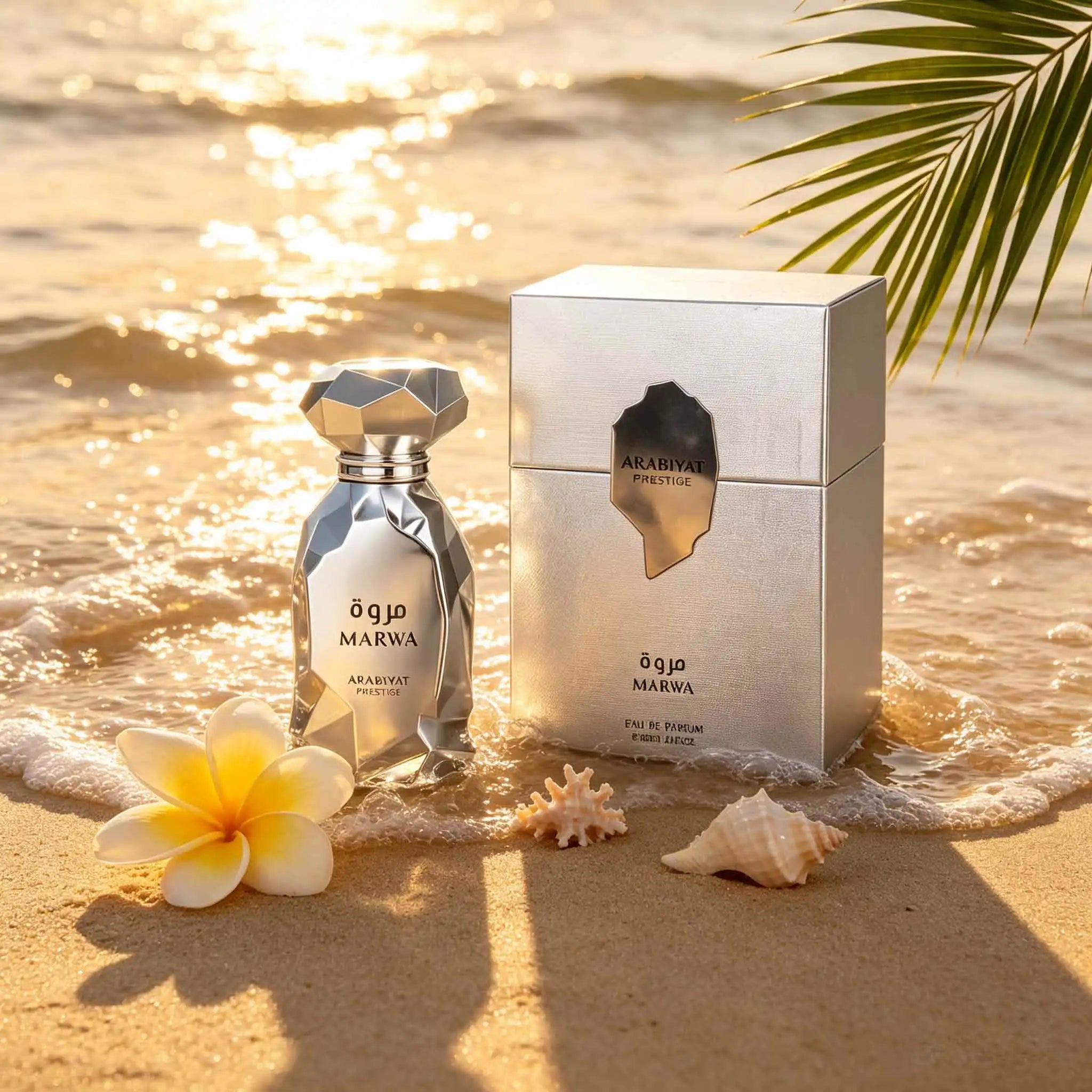 Arabiyat Prestige MARWA. Harmonious Balanced Notes, Outstanding Staying Power. Stand Out With Exotic Noble Aroma On Dating And Parties.