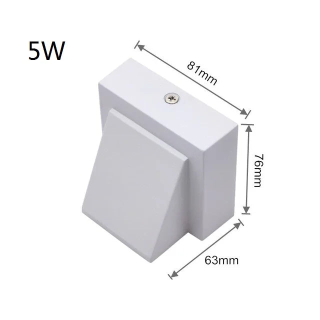 LED Wall Light Outdoor Waterproof IP65 Porch Garden Wall Lamp & Indoor Bedroom Bedside Decoration Lighting Lamp Aluminum