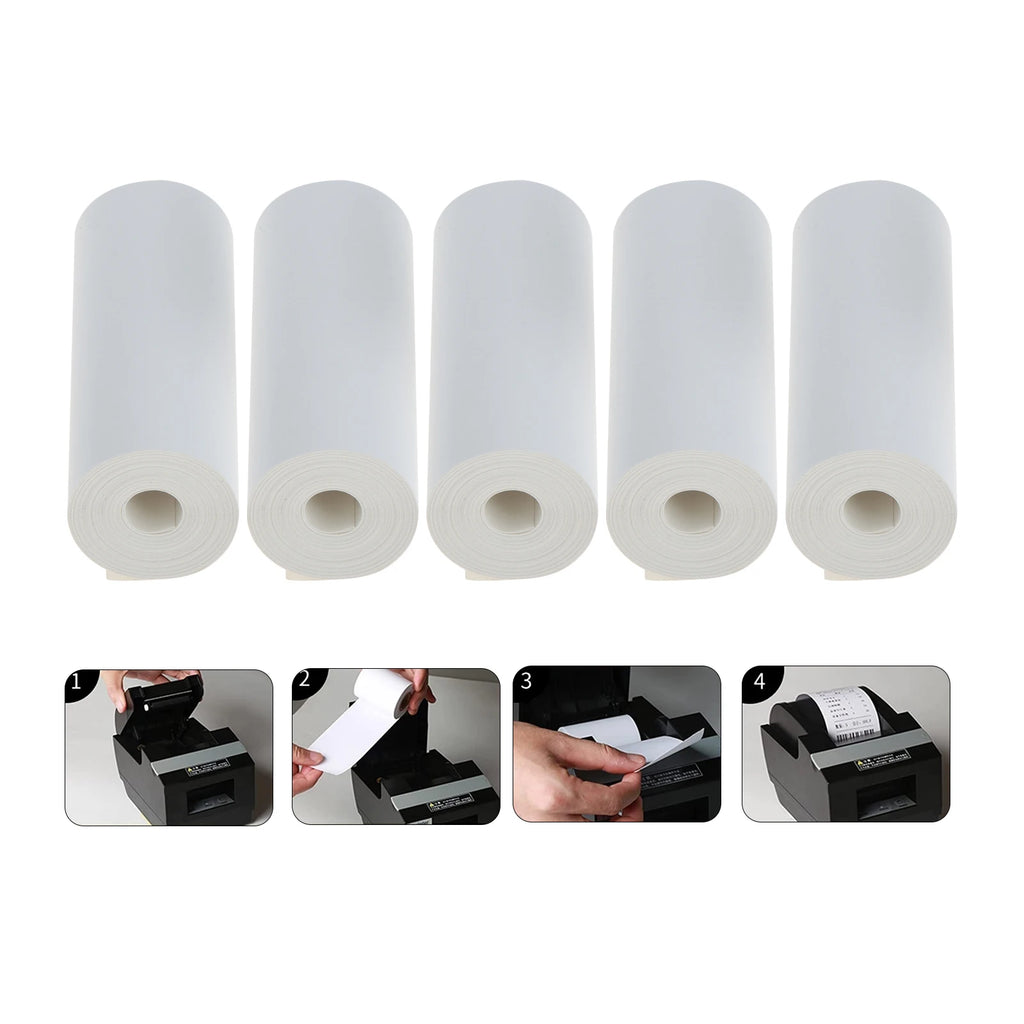 80mm/58mm Thermal Papers For Mini Thermal Receipt Printer PAD POS Printer 2 inch Paper Rolls For Business Bill Ticket Printing