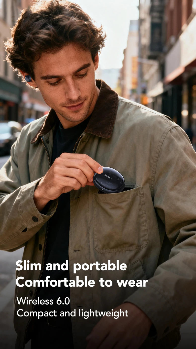 MINISO MS216 TWS Wireless Earbuds Bluetooth 6.0 Headphones AI Translator Earbuds TWS in-Ear Wireless Earphones Ultra-Light