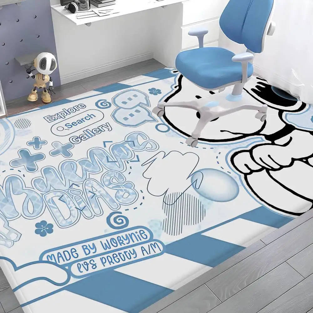 S-Snoopy Cartoon Kitchen Mat Cheaper Anti-slip Modern Living Room Balcony Printed Modern Home Decor