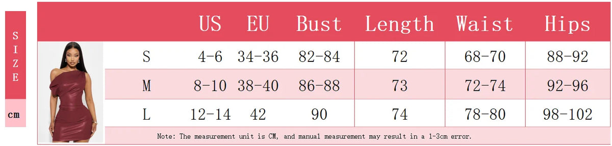 Luxury Leather Strapless Short Dress Women's Sexy Party Curvy Mini Dresses Evening Corset Red Brown Cocktail Autumn Fall 2026