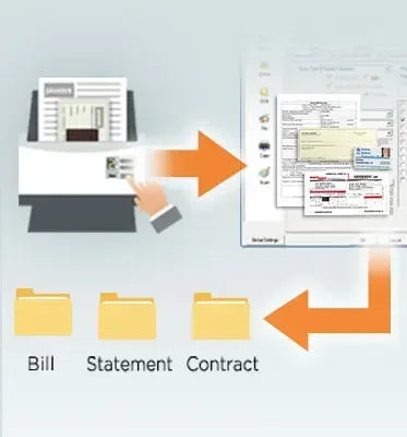 2025Document Scanner - Desktop High Speed Duplex Color Scanner , A4 / A3 Scanner OCR include