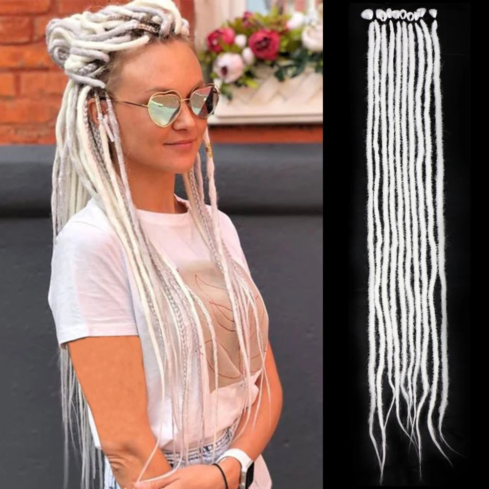 Dreadlock Extensions 26" Synthetic Dreads Crochet Reggae Dreadlocks Green 1pack/3packs/6packs