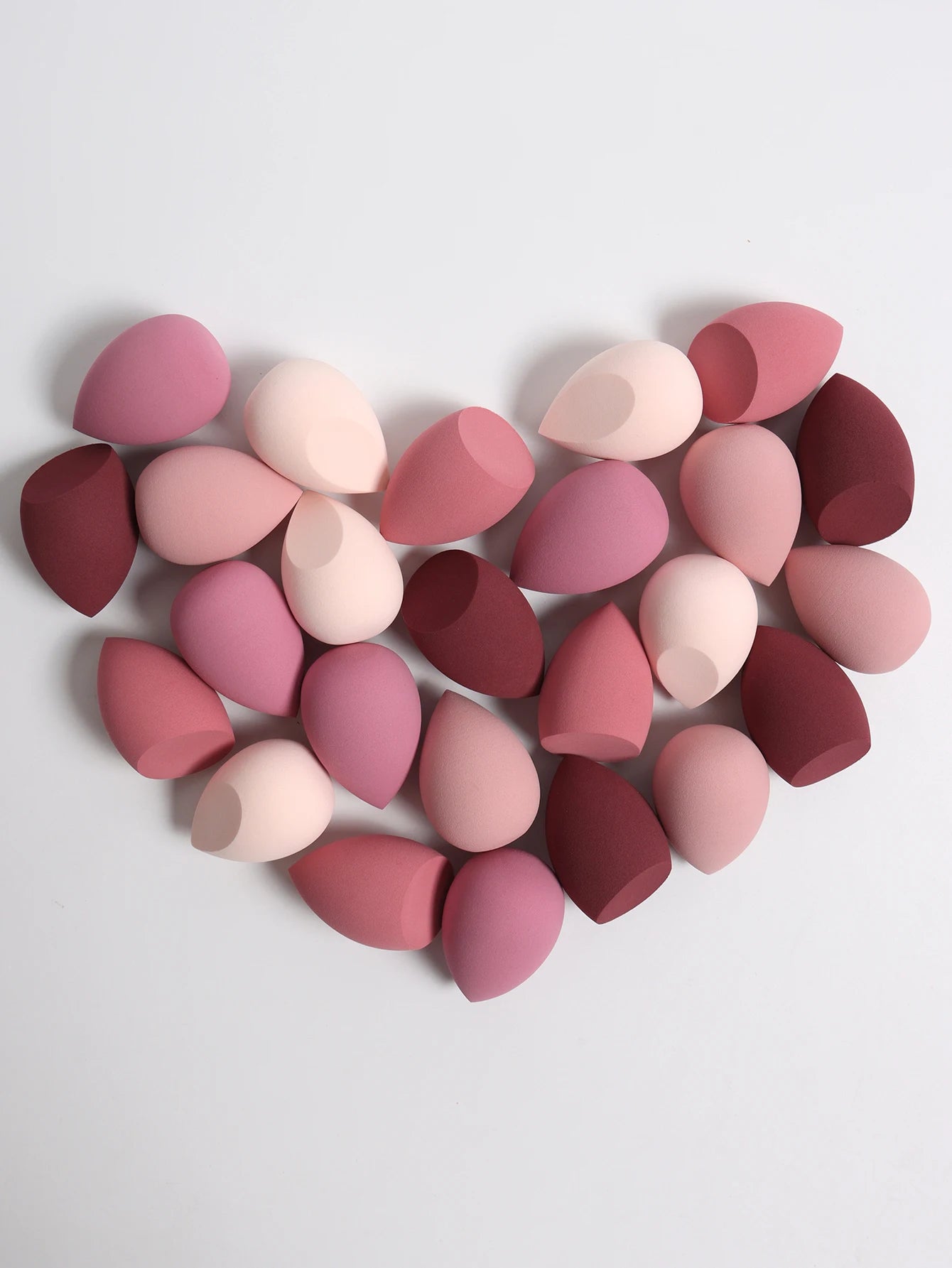 25 Beauty Eggs (Makeup Sponges), Foundation Makeup Mixed Beauty Sponges, Flawless Application for Liquid, Cream and Powder, Multi-Color Makeup