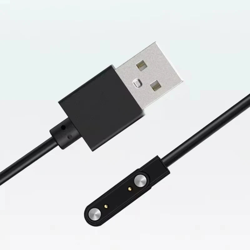 2 Pins 4 Pins Smartwatch Dock Charger Adapter USB Charging Cable Cord for Adult/Kids Smart Watch Power Charge Wire Accessories