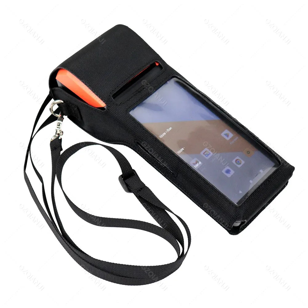4G Android 13 Handheld Terminal POS Printer 58mm Thermal Printing, 1D/2D Barcode Scanner for Small Business & Protective Case