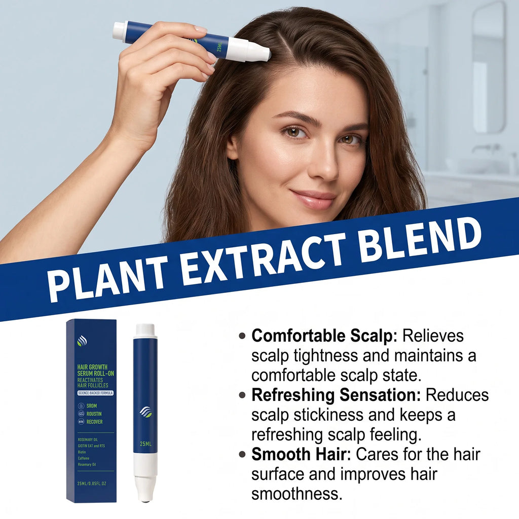 Gentle Scalp Care Rosemary Hair Ball Essence Moisturizing Soft Glossy Plump Nourishing Serum