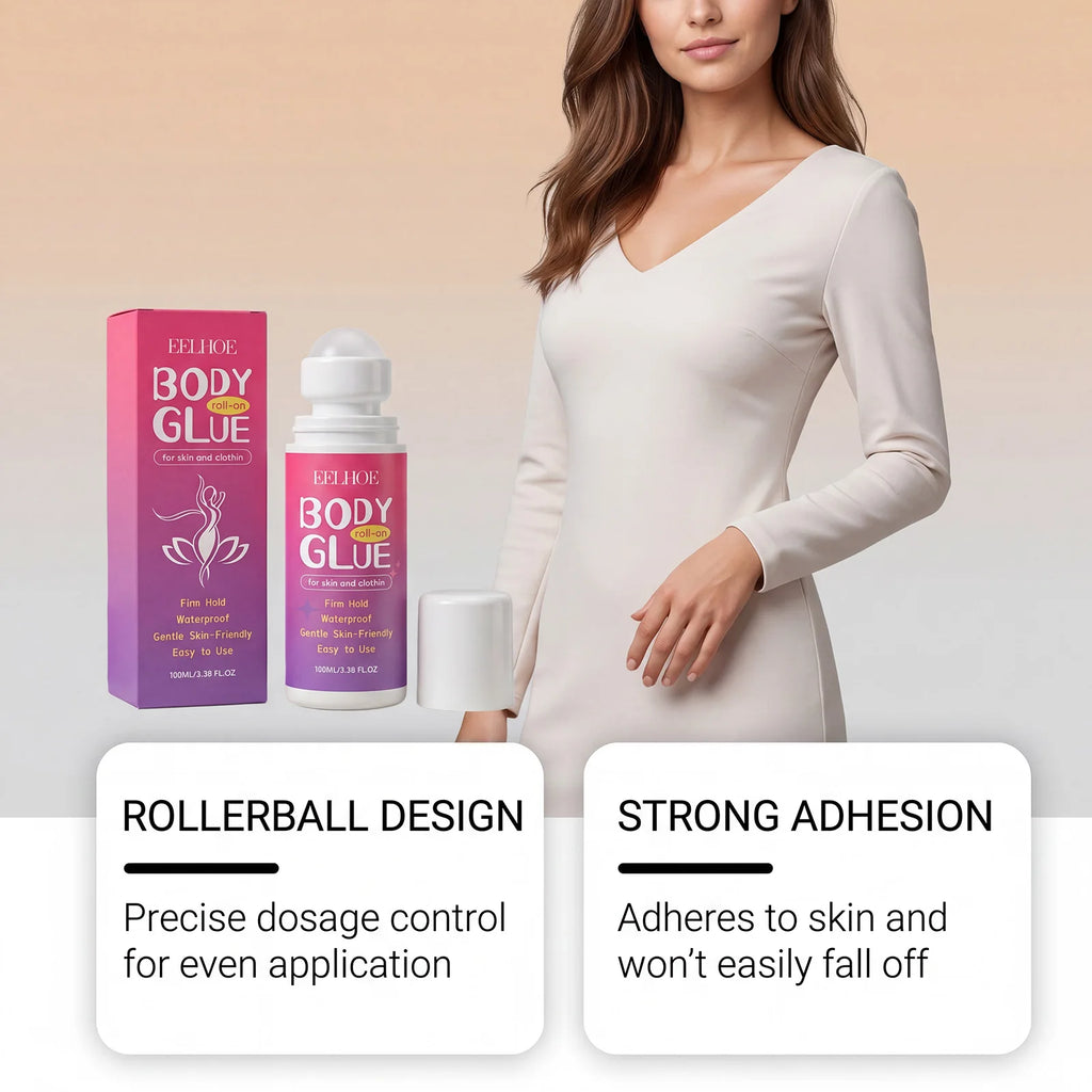 Eelhoe Body Roll-On Glue Gentle Moisturizing Smooth To Apply Skin-Friendly Comfortable Leaving The Skin Fresh And Non-Sticky