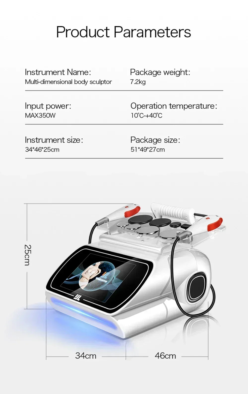 Portable 448KHZ Tecar Therapy RET CET Diathermy Body Sliming Machine Pain Relief Skin Tightening Deep Care 2023 NEW
