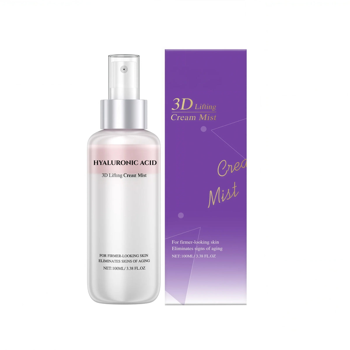 3D Lifting Firming Cream&Spray,Advanced with 17 Peptide Complex for Face&Neck,Butter Rich Texture For Perfect Slugging,Creamy Moisturizing,Instantly Brightens Skin Tone,Firms Skin,Refreshing,Comfortable.K-Beauty  Glass Skin