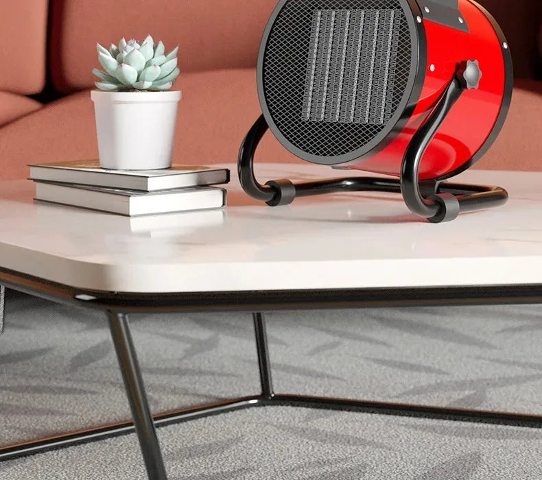 2000W Portable Space Heater with Fan Adjustable Thermostat 2 Heat Settings Fan Mode Overheat Tip-Over Protection for Home Office