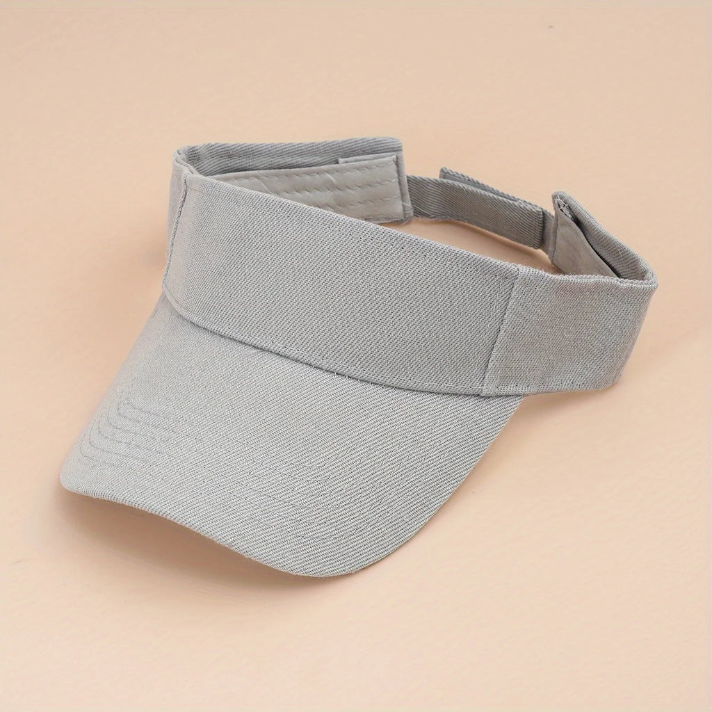 new solid color hollow top hat adjustable duck tongue hat sun hat summer men women suitable for sports riding daily out running