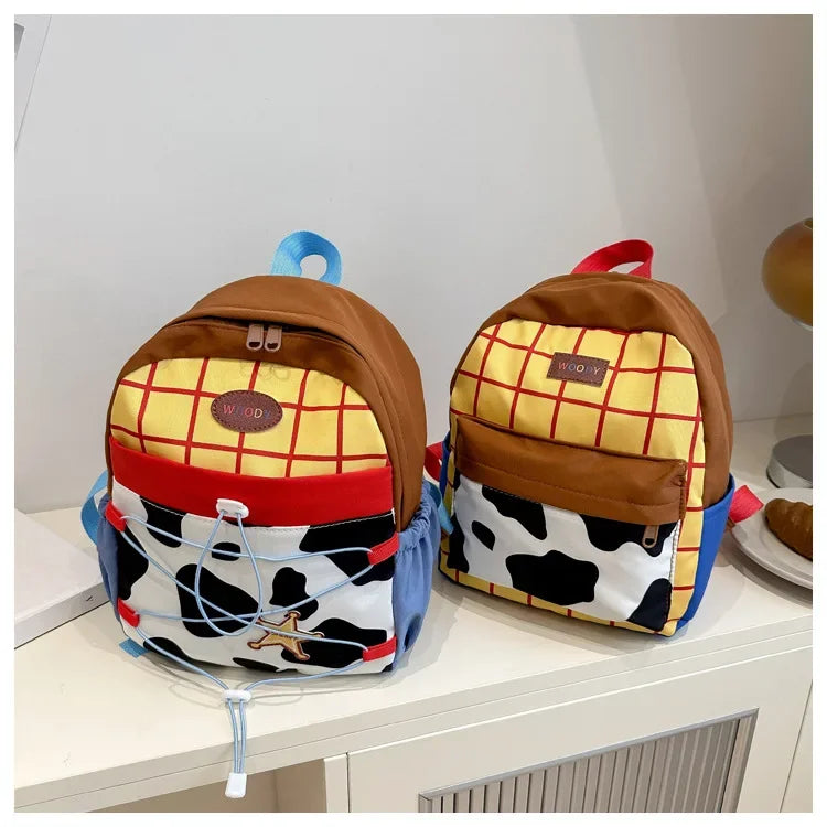 Cartoon Fashionable and Casual Women's Backpack Cute Cow Print Backpack Soft and Durable Fabric Backpack Suitable for Daily Use