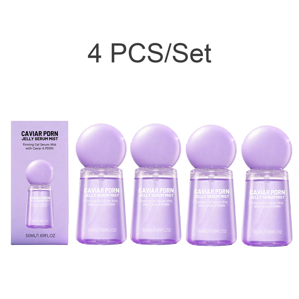 Collagen Peptide Jelly Serum Mist Smooth Dry Moisturizing Brighten Firm Fade Pore Nourishing Face Care Caviar Pdrn Essence Spray