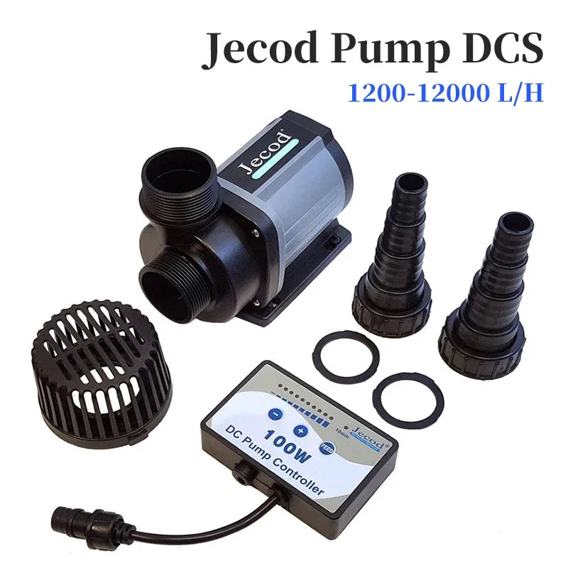 Jebao Jecod Pump DCS 1200-12000 L/H Aquarium Adjustable Tank Submersible Fish Fountain Water Flow Controllable Pump DC 24V