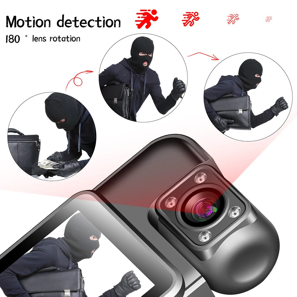 Digital Camera Night Vision Mini WiF 4K 2K 1080P HD Portable Video Recorder Body Cam Infrared Police/Bike Camcorder Sports DV