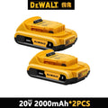 100% Original DeWalt Batteries 20V 5000/6000mAh Li Ion Battery For DCB206 DCB205 DCB204 DCB200 DeWalt Power Tools Air Transport