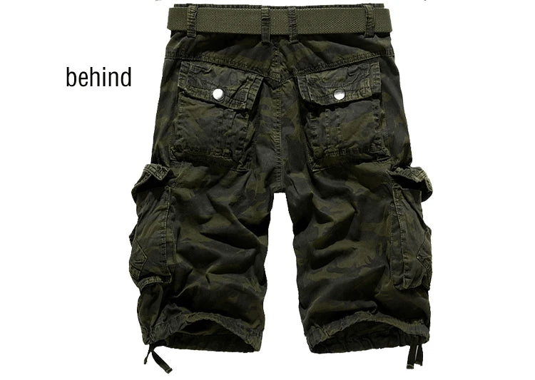 US Size 2026 New Camouflage Loose Cargo Shorts Men Cool Summer Military Camo Short Pants Homme Cargo Shorts