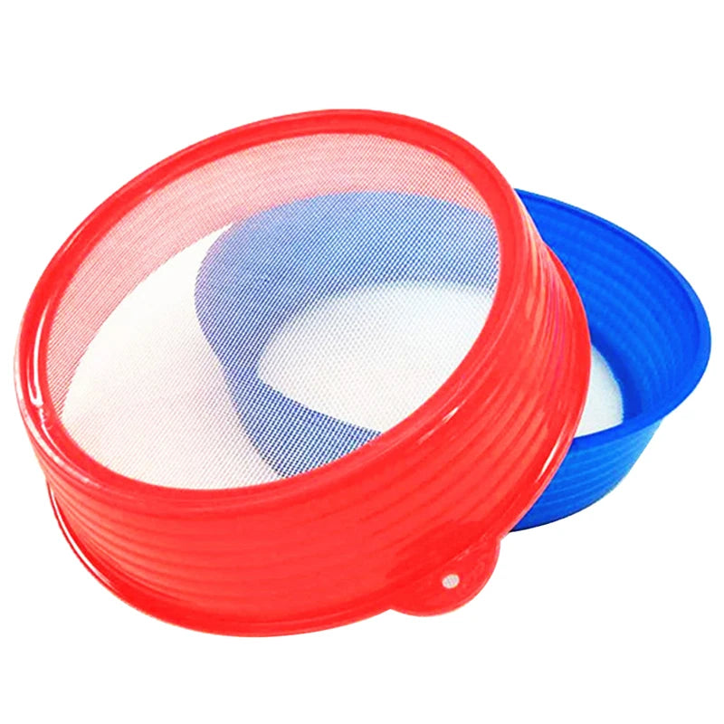 Kitchen Gadgets New Handheld 19cm Round Shape Plastic Flour Sifter Strainer