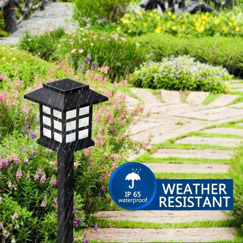 Outdoor Solar Lights Garden Lights Solar Powered Lamp Lantern Waterproof Landscape Lighting Pathway Yard Lawn Garden Decoration