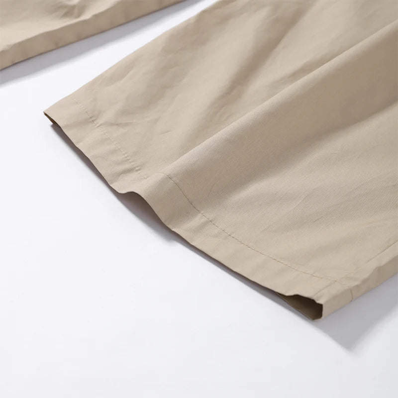 Women 2 Piece Pant Sets Women Khaki Spaghetti Strap Corset Cami Top Pocket Wide Leg Cargo Pants 2026 Matching Vacation Outfits